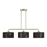 Acordia 3 Light Extra Large Linear Chandelier 19 X 12 Inch Wide by Livex - 49129