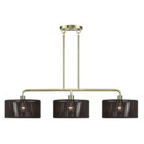 Acordia 3 Light Extra Large Linear Chandelier 19 X 12 Inch Wide by Livex - 49129