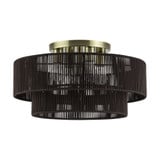 Acordia 4 Light Extra Large Semi Flush Mount 21 Inch Wide by Livex - 49135