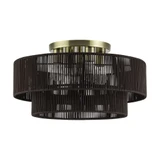 Acordia 4 Light Extra Large Semi Flush Mount 21 Inch Wide by Livex - 49135