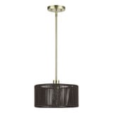 Acordia 1 Light Pendant 16 Inch Tall and 12 Inch Wide by Livex - 49122