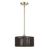 Acordia 1 Light Pendant 16 Inch Tall and 12 Inch Wide by Livex - 49122