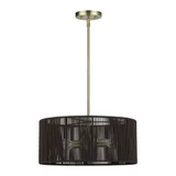 Acordia 3 Light Pendant 16.5 Inch Tall and 18 Inch Wide by Livex - 49123