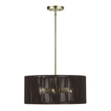 Acordia 3 Light Pendant 16.5 Inch Tall and 18 Inch Wide by Livex - 49123
