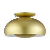 Domma 3 Light Large Semi Flush Mount 10 Inch Tall and 17 Inch Wide by Livex - 51517