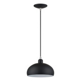 Domma 1 Light Pendant 13.25 Inch Tall and 10 Inch Wide by Livex - 51514
