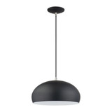 Domma 1 Light Pendant 13.5 Inch Tall and 14 Inch Wide by Livex - 51515