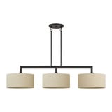 Bellingham 3 Light Extra Large Linear Chandelier 21 Inch Tall by Livex - 52263