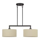 Bellingham 2 Light Large Linear Chandelier 20.75 X 14 Inch Wide by Livex - 52262