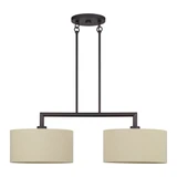 Bellingham 2 Light Large Linear Chandelier 20.75 X 14 Inch Wide by Livex - 52262