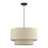 Bellingham 3 Light Pendant 15 Inch Tall and 20 Inch Wide by Livex - 58874