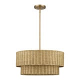 Weavington 4 Light Pendant 18 Inch Tall and 21 Inch Wide by Livex - 60044