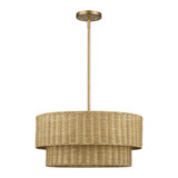 Weavington 4 Light Pendant 18 Inch Tall and 21 Inch Wide by Livex - 60044