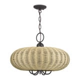 Summervine 5 Light Pendant 15.5 Inch Tall and 22 Inch Wide by Livex - 60205