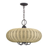 Summervine 5 Light Pendant 15.5 Inch Tall and 22 Inch Wide by Livex - 60205