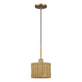 Weavington 1 Light Mini Pendant 19.5 Inch Tall and 8.5 Inch Wide by Livex - 60041