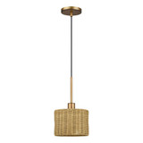 Weavington 1 Light Mini Pendant 19.5 Inch Tall and 8.5 Inch Wide by Livex - 60041