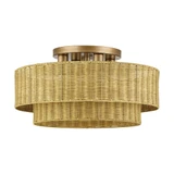 Weavington 4 Light Extra Large Semi Flush Mount 21 Inch Wide by Livex - 60049