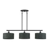 Weavington 3 Light Extra Large Linear Chandelier 19.5 Inch Tall by Livex - 60554