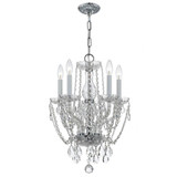 Traditional Crystal 5 Light Small Chandelier by Crystorama 1129
