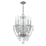 Lindsay Quadrant 5 Light Small Chandelier by BSH 49-BEL-406211 - 49-BEL-406211
