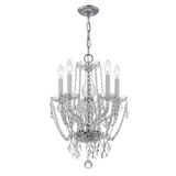 Lindsay Quadrant 5 Light Small Chandelier by BSH 49-BEL-406211 - 49-BEL-406211