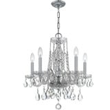 Traditional Crystal 5 Light Small Chandelier by Crystorama 1061