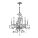 Traditional Crystal 5 Light Small Chandelier by Crystorama 1061 - 1061