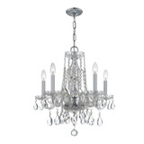 Traditional Crystal 5 Light Small Chandelier by Crystorama 1061 - 1061