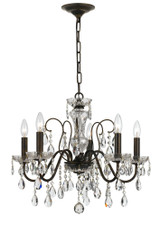 Butler 5 Light Medium Chandelier by Crystorama - 3025