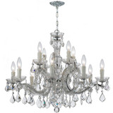 Maria Theresa 12 Light Large Chandelier by Crystorama 4379