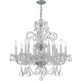 Traditional Crystal 8 Light Large Chandelier by Crystorama - 5008