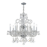 Traditional Crystal 8 Light Large Chandelier by Crystorama - 5008