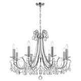 Othello 8 Light Large Chandelier by Crystorama 6828