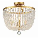 Rylee 4 Light 16.5 Inch Wide Flush Mount by Crystorama - 604_CEILING