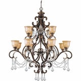 Norwalk 12 Light Oversized Chandelier by Crystorama - 7512