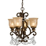 Norwalk 4 Light Small Chandelier by Crystorama - 7504