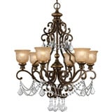 Norwalk 6 Light Large Chandelier by Crystorama - 7516