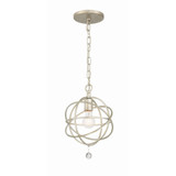 Solaris 1 Light 9 Inch Wide Pendant by Crystorama - 9220