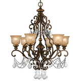 Norwalk 6 Light Large Chandelier by Crystorama - 7516