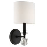 Chimes 1 Light Candle Style Wall Sconce by Crystorama - CHI-211