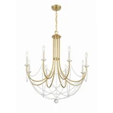 Delilah 8 Light Large Chandelier by Crystorama - DEL-90808