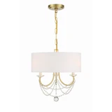 Delilah 3 Light Small Chandelier by Crystorama - DEL-90803