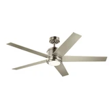 Brahm - 56 Inch Ceiling Fan with Light Kit by Kichler - 300044