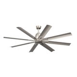 Breda 8 Blade Ceiling Fan 16.4 Inches Tall and 65 Inches Wide by Kichler - 310265