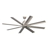 Breda 8 Blade Ceiling Fan 16.4 Inches Tall and 65 Inches Wide by Kichler - 310265