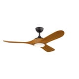 Gibson Farm 3 Blade Ceiling Fan with Light Kit 52 Inch Wide by BSH - 147-BEL-1371123