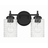 Claire 2 Light Bath Vanity 8.75 Inch Tall and 12.75 Inch Wide by Craftmade - 60502