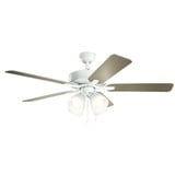 Basics Pro Premier Ceiling Fan with Light Kit 52 inches wide by Kichler - 330016