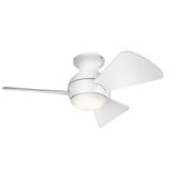 Sola Ceiling Fan with Light Kit 11 Inch tall by 34 Inch wide by Kichler  - 330150